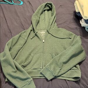 Hollister Gray Hoodie with Drawstring